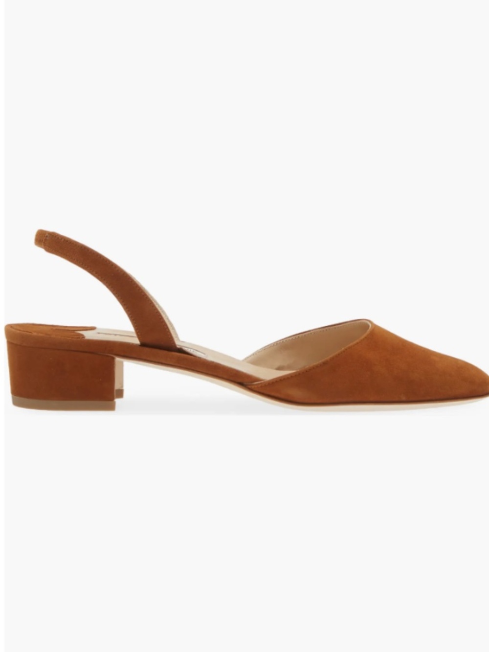 Manolo Blahnik Aspro Block Heel Slingback Suede Pump - Picture 3 of 7